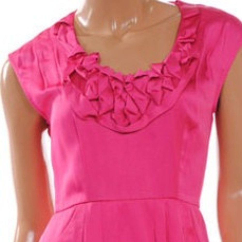 BCBG MAXAZRIA  Twisted biased neck Begonia Dress